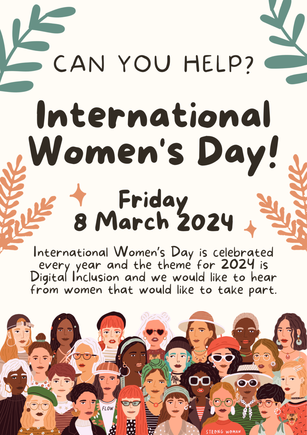 International Women’s Day – can you help? – Wem Rural Parish